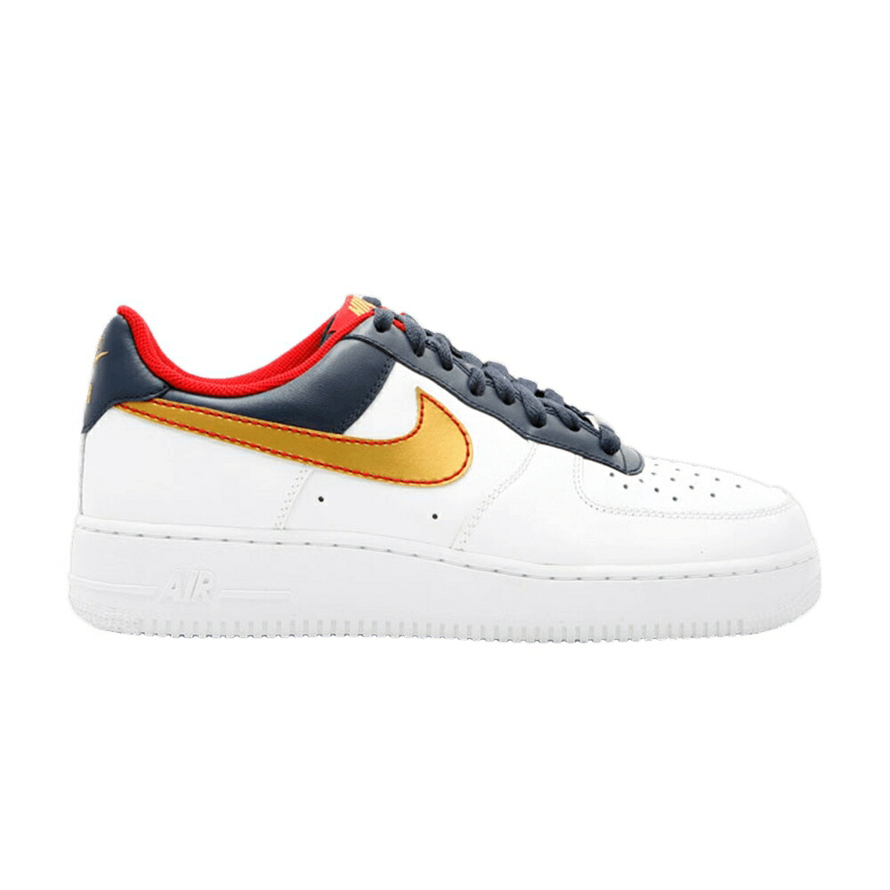 ナイキ 白いこと 白いこと ゴールド 空軍 スニーカー メンズ NIKE AIR FORCE 1 LOW / WHITE METALLIC GOLD MIDNIGHT