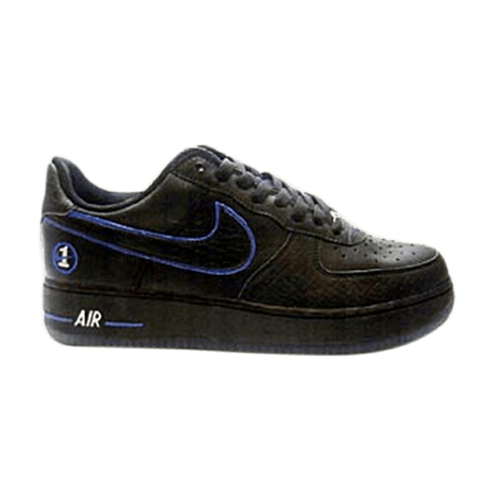 ナイキ 黒いこと 黒いこと 青み 青色 空軍 スニーカー メンズ NIKE AIR FORCE 1 / BLACK BLACK ROYAL BLUE
