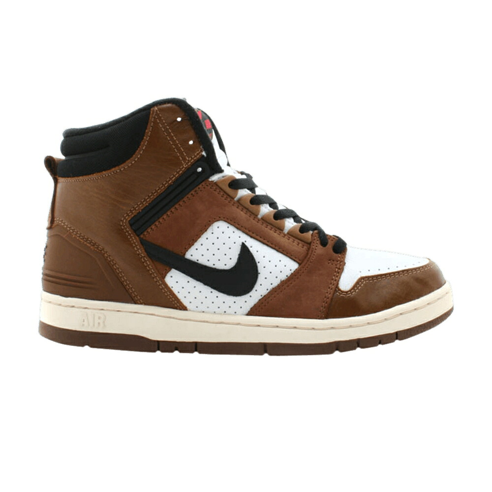 ナイキ ナチュラル 黒色 ブラック 茶色 ブラウン エアフォース 'ESCAPE' スニーカー メンズ NIKE AIR FORCE 2 / NATURAL BLACK GREENEND BROWN