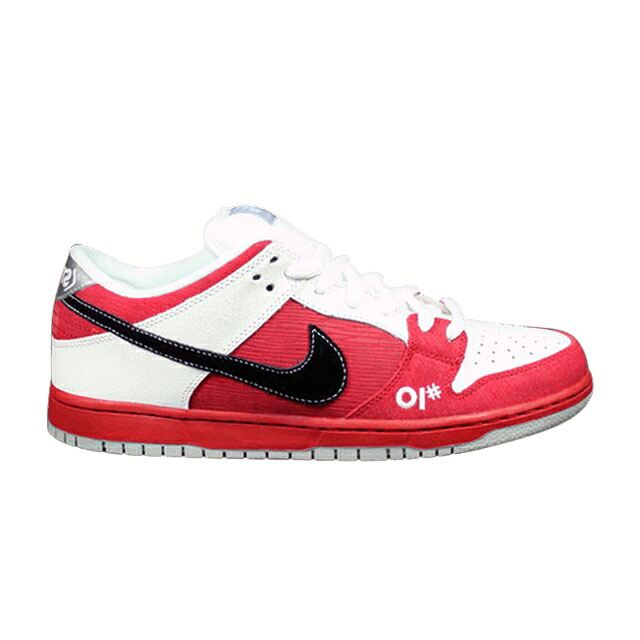 ナイキ ダンク プレミアム エスビー 赤 レッド 黒色 ブラック 白色 ホワイト ダンクロー 'ROLLER DERBY' スニーカー メンズ NIKE DUNK LOW PREMIUM SB / VARSITY RED BLACK WHITE WOLF|スニケス