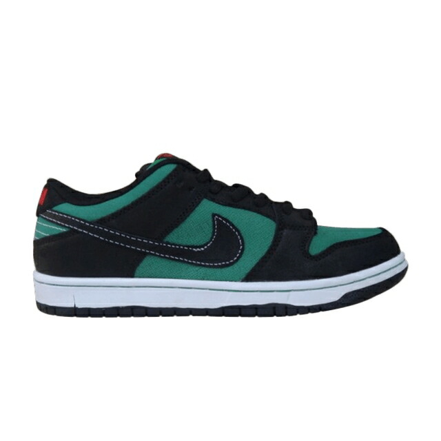 ナイキ ダンク プレミアム エスビー 緑 グリーン 黒色 ブラック 赤 レッド ダンクロー スニーカー メンズ NIKE DUNK LOW PREMIUM SB / PINE GREEN BLACK ATOM RED