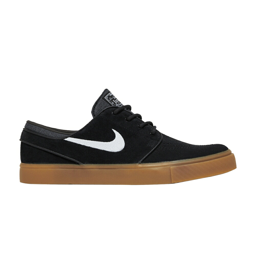ナイキ 望遠レンズ 黒いこと 黒いこと 白いこと 白いこと 赤銅色 赤銅色 \u0027BLACK GUM\u0027 スニーカー メンズ NIKE ZOOM STEFAN JANOSKI / BLACK WHITE GUM LIGHT BROWN