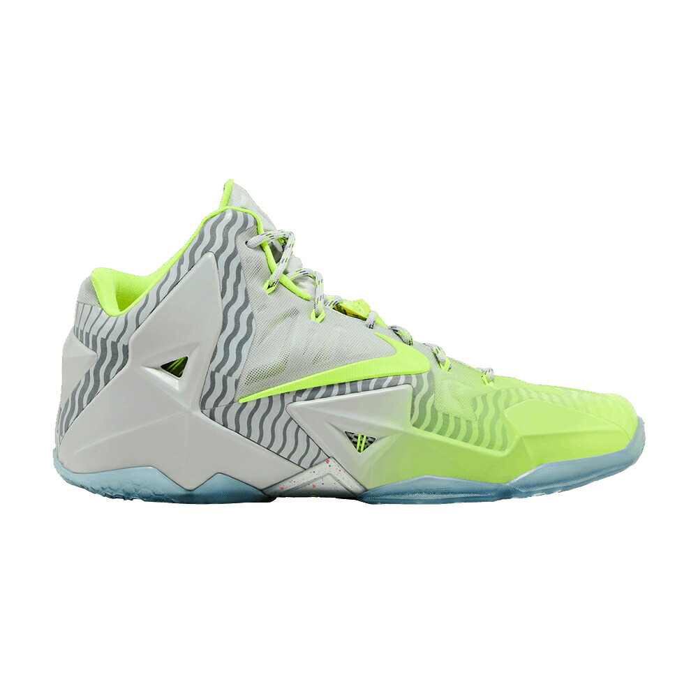ナイキ レブロン 'MAISON LEBRON' スニーカー メンズ NIKE LEBRON 11 DU / METALLIC LUSTER VOLT ICE|スニケス