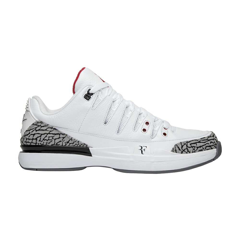 ナイキ ズーム 白色 ホワイト ファイア 赤 レッド 灰色 シメント グレー 'WHITE CEMENT' スニーカー メンズ NIKE ZOOM VAPOR TOUR AJ3 / WHITE FIRE RED CEMENT GREY