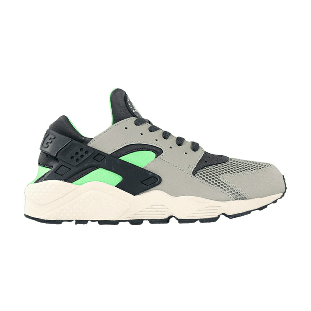 ナイキ ハラチ 灰色 グレー ミッド 'MINE GREY' スニーカー メンズ NIKE AIR HUARACHE / MINE GREY MID FOG PSN GRN BLK｜スニケス