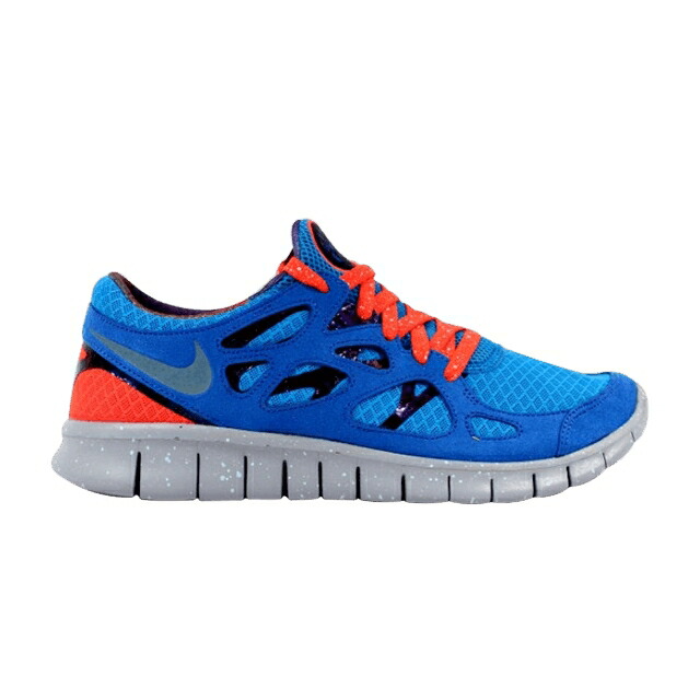 ナイキ 無償性 青味 青み しろがね色 しろがね色 RUN+ \u0027DOERNBECHER\u0027 スニーカー メンズ NIKE FREE 2 DB / BLUE GLOW REFLECTIVE SILVER