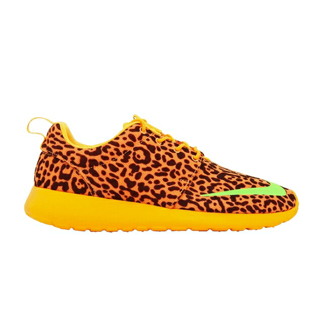 ナイキ ライム レーザー ローシワン 'LEOPARD' スニーカー メンズ NIKE ROSHE ONE FB / BRIGHT CITRUS FLASH LIME LASER