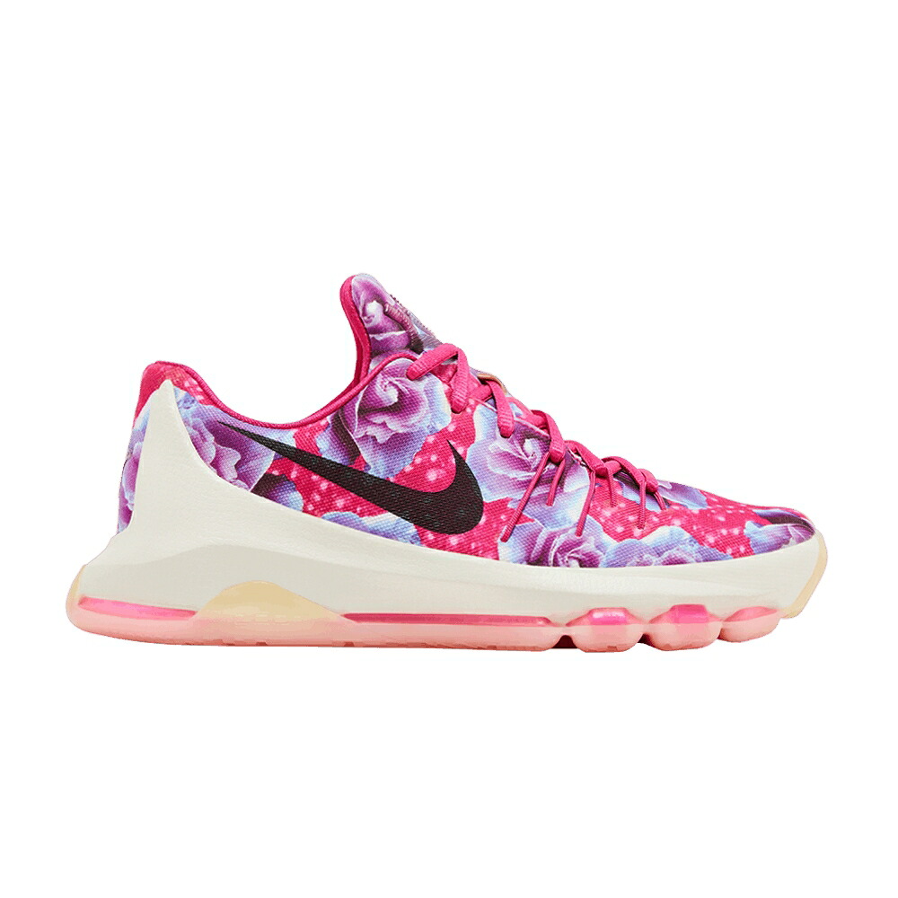 ナイキ サクラ色 \u0027AUNT PEARL\u0027 御坊っちゃん キッズ NIKE KD 8 GS / VIVID PINK HYPER TURQUOISE PINK もの言う花 マタニティ スニーカー 靴-キッズ・ベビー・マタニティ-スニーカー