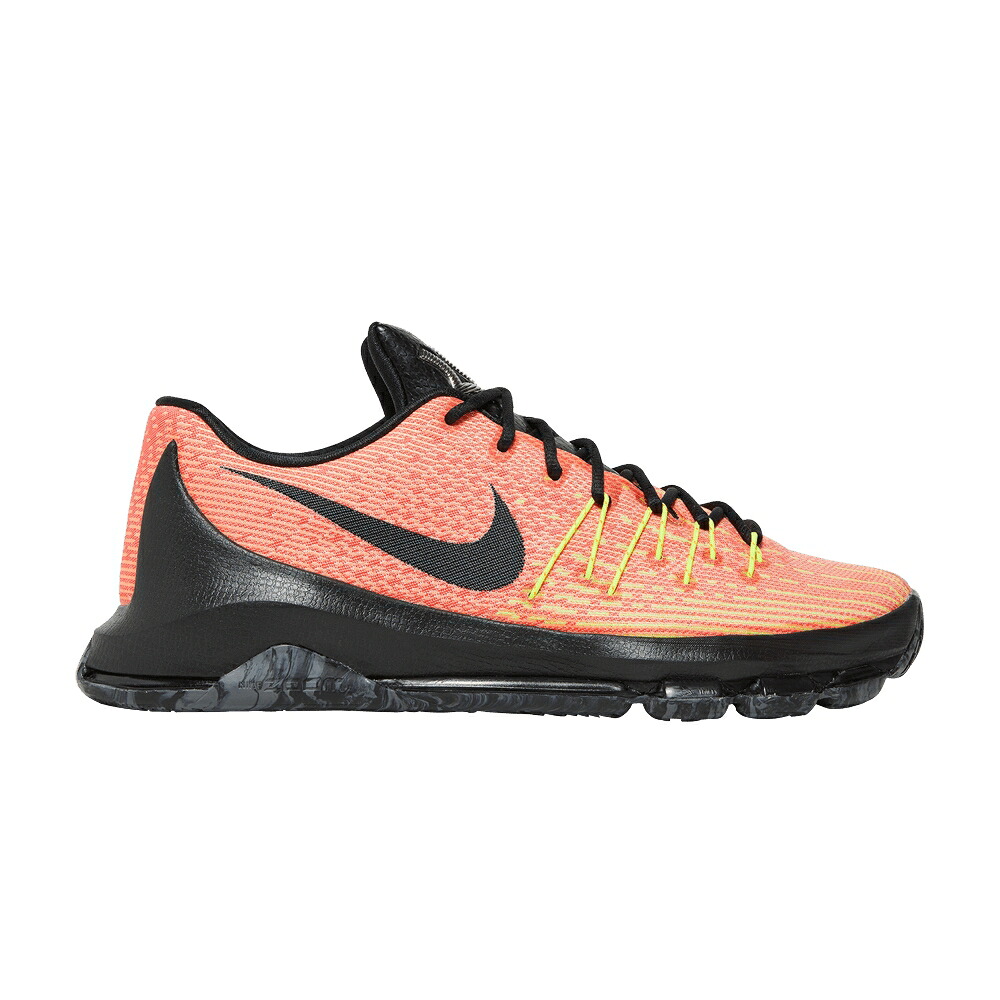 ナイキ 橙 オレンジ 黒色 ブラック 'HUNT SUNRISE' スニーカー メンズ NIKE KD 8 S HILL / TOTAL ORANGE BLACK VOLT BRIGHT
