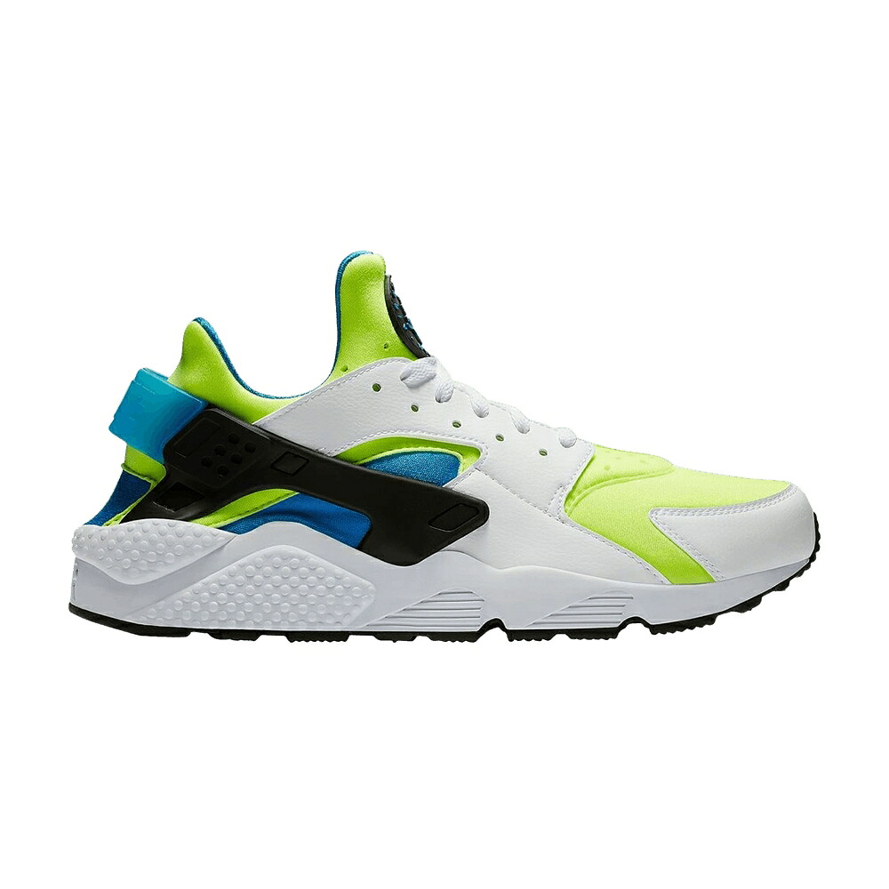 ナイキ ハラチ 青色 ブルー 黒色 ブラック 白色 ホワイト 'VOLT' スニーカー メンズ NIKE AIR HUARACHE / VOLT PHOTO BLUE BLACK WHITE