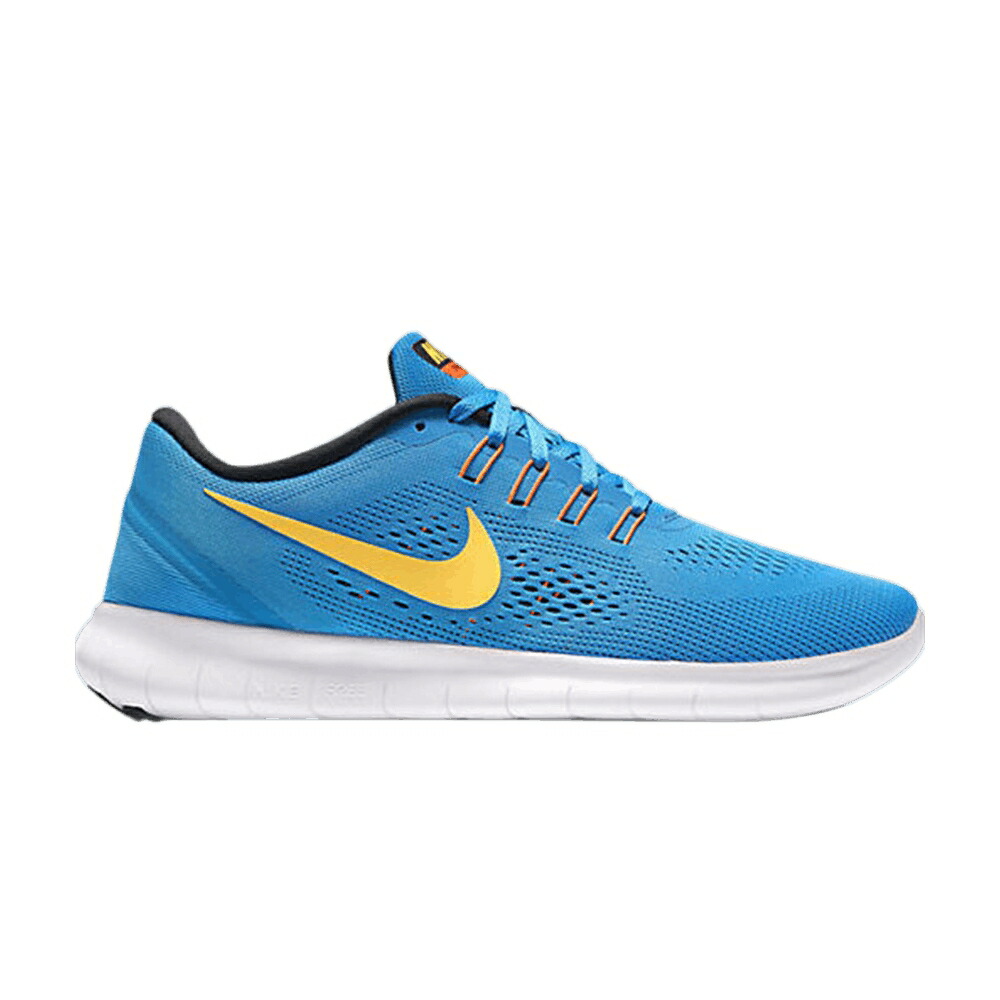 ナイキ フリー ラン シアン レーザー 橙 オレンジ 黒色 ブラック HERITAGE CYAN スニーカー メンズ NIKE FREE RUN RN / HERITAGE CYAN LASER ORANGE BLACK