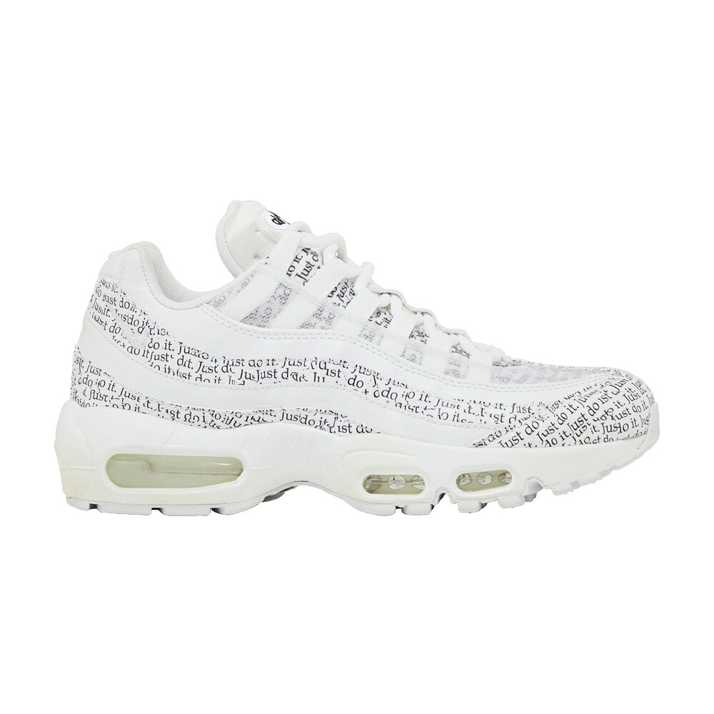ナイキ マックス 白いこと 白いこと 黒いこと 黒いこと エア湖マックス \u0027JUST IT\u0027 スニーカー メンズ NIKE AIR MAX 95 DO / WHITE WHITE WHITE BLACK メンズ靴-スニーカー