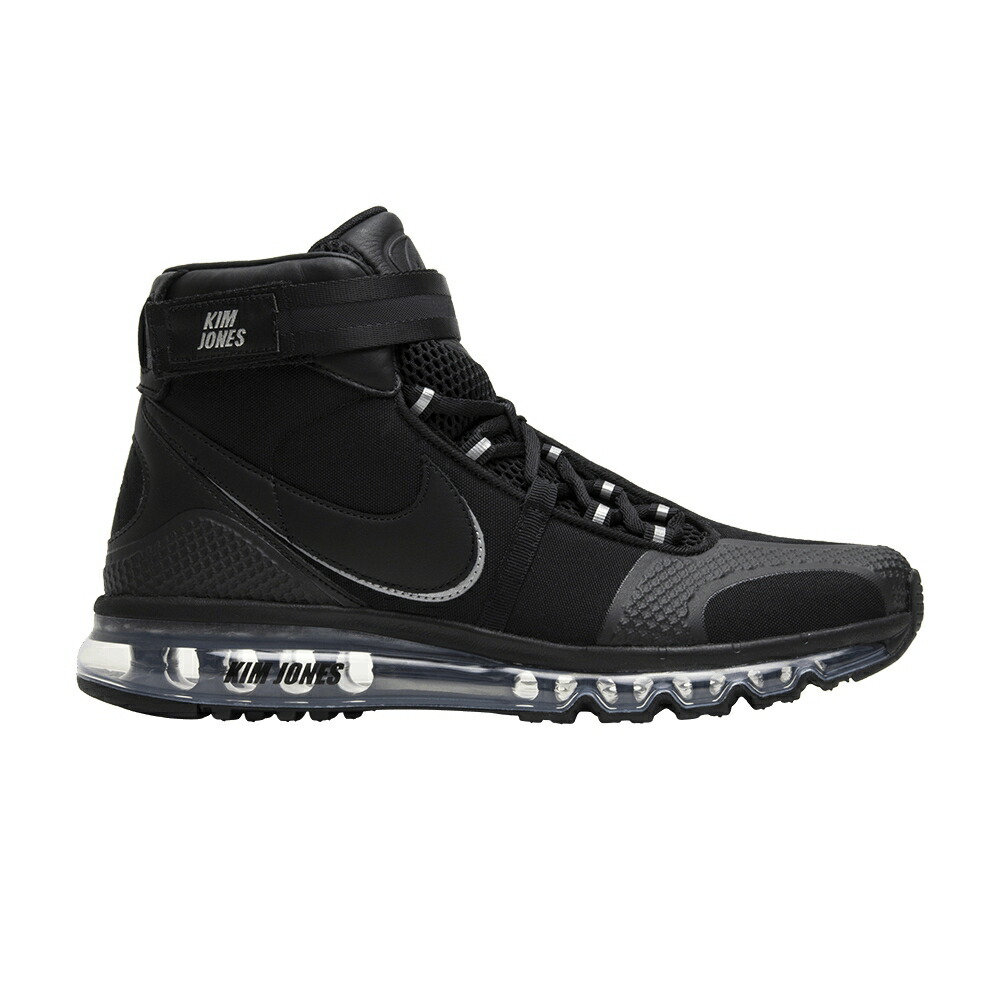 ナイキ マックス ハイ 黒色 ブラック エアマックス BLACK スニーカー メンズ NIKE KIM JONES X AIR MAX 360 HIGH KJ / BLACK BLACK BLACK