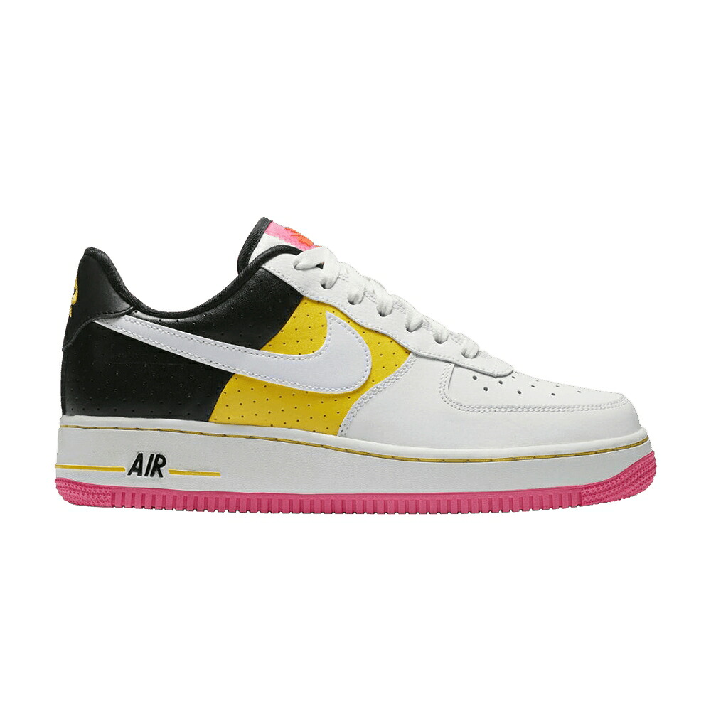ナイキ 白色 ホワイト 黄色 イエロー 黒色 ブラック エアフォース 'SUMMIT WHITE' スニーカー レディース NIKE WMNS AIR FORCE 1 LOW / SUMMIT WHITE YELLOW BLACK