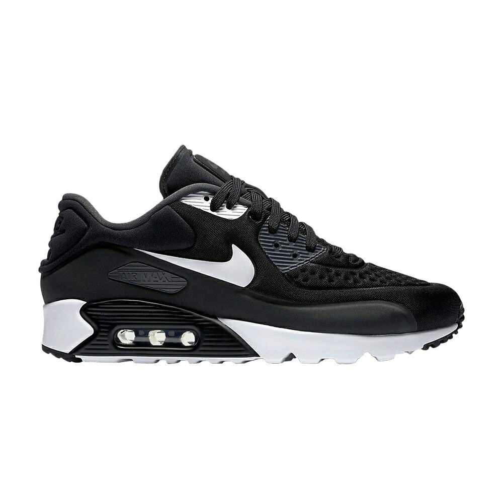 ナイキ マックス ウルトラ 黒色 ブラック 白色 ホワイト エアマックス スニーカー メンズ NIKE AIR MAX 90 ULTRA SE / BLACK WHITE ANTHRACITE WHITE