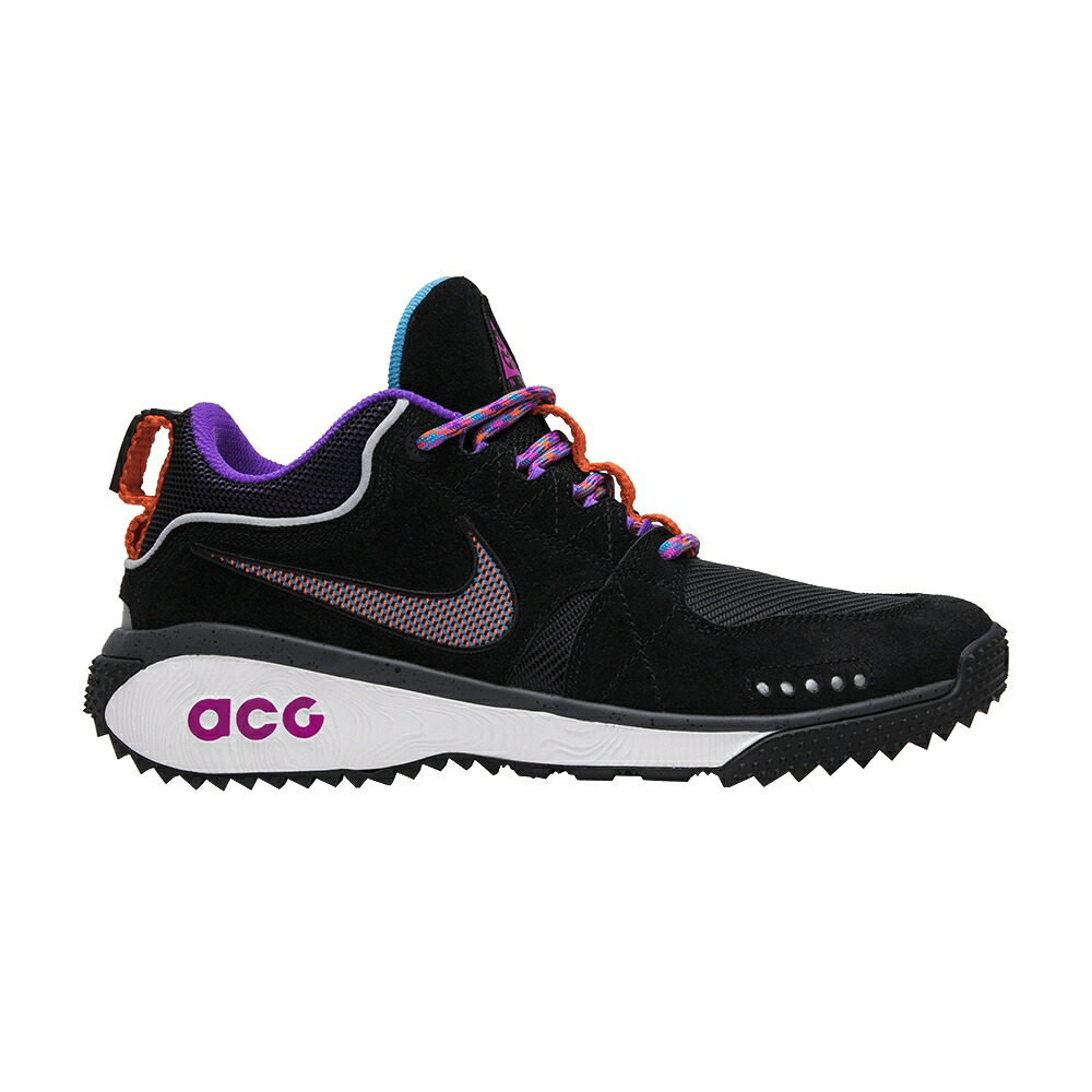 ナイキ 黒いこと 黒いこと 薄墨色 薄墨色 \u0027HYPER GRAPE\u0027 スニーカー メンズ NIKE ACG DOG MOUNTAIN / BLACK DARK GREY HYPER GRAPE