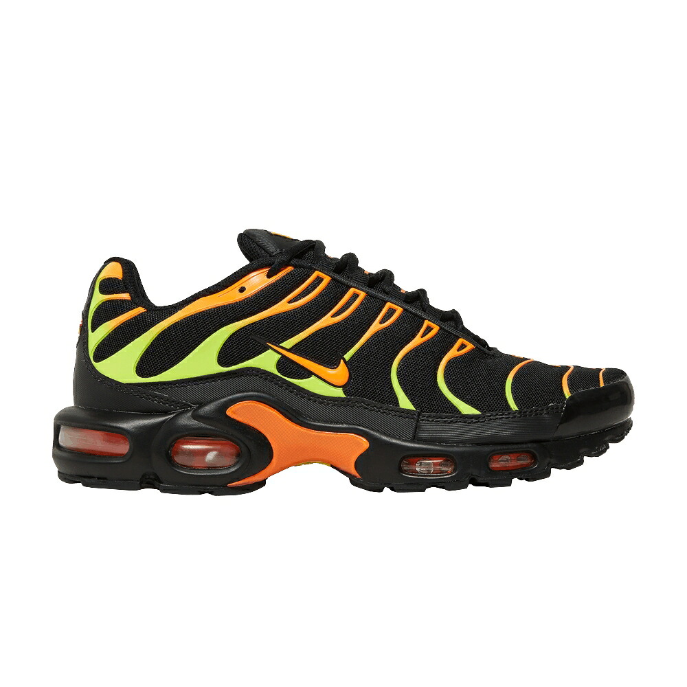 ナイキ マックス 黒いこと 黒いこと 橙 オレンジ色 エアマックスプラス \u0027BLACK ORANGE\u0027 スニーカー メンズ NIKE AIR MAX PLUS VOLT TOTAL / BLACK VOLT TOTAL ORANGE