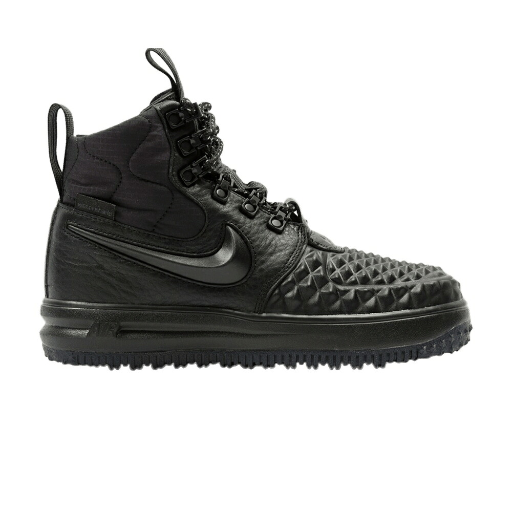 ナイキ ルーナー ルナー 黒色 ブラック 白色 ホワイト 'BLACK' スニーカー レディース NIKE WMNS LUNAR FORCE 1 DUCKBOOT / BLACK BLACK WHITE