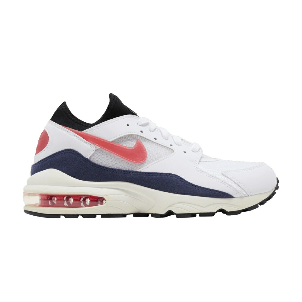 ナイキ マックス 白色 ホワイト 赤 レッド エアマックス 'FLAME RED' スニーカー メンズ NIKE AIR MAX 93 OG / WHITE HABANERO RED NEUTRAL