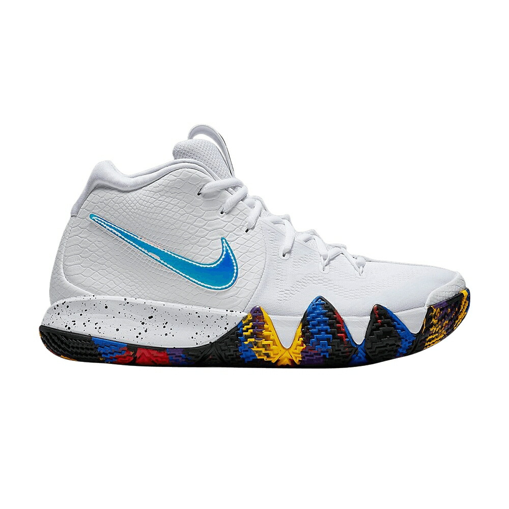 ナイキ カイリー 白色 ホワイト NCAA TOURNAMENT スニーカー メンズ NIKE KYRIE 4 EP / WHITE MULTI COLOR