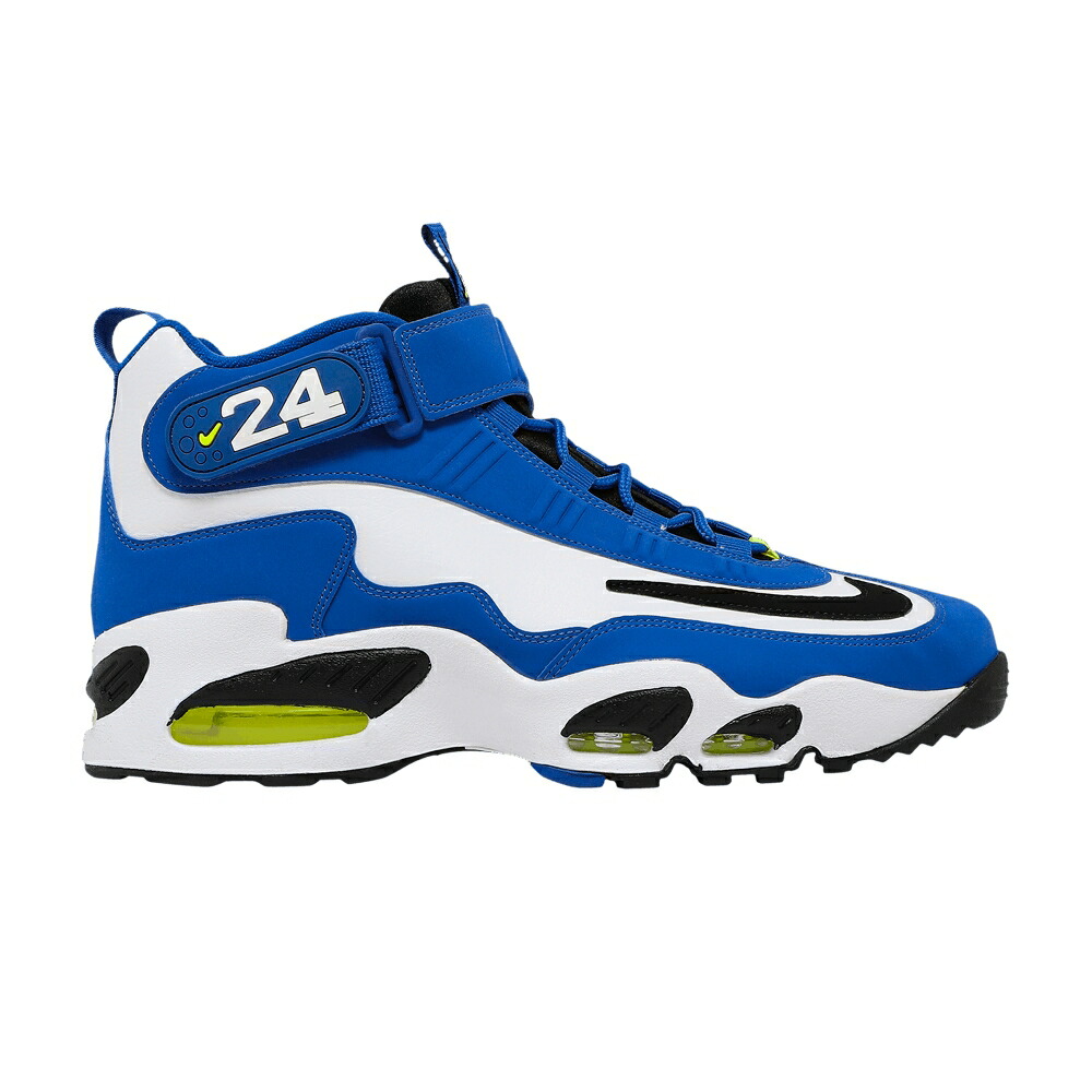 ナイキ グリフィー マックス 白色 ホワイト 黒色 ブラック 'VOLT' スニーカー メンズ NIKE AIR GRIFFEY MAX 1 / VARSITY ROYAL WHITE VOLT BLACK
