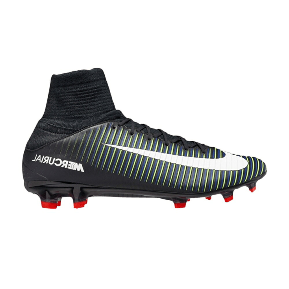 ナイキ 黒色 ブラック 白色 ホワイト 緑 グリーン 'ELECTRIC GREEN' スニーカー メンズ NIKE MERCURIAL VELOCE 3 DF FG / BLACK WHITE ELECTRIC GREEN 34,320円