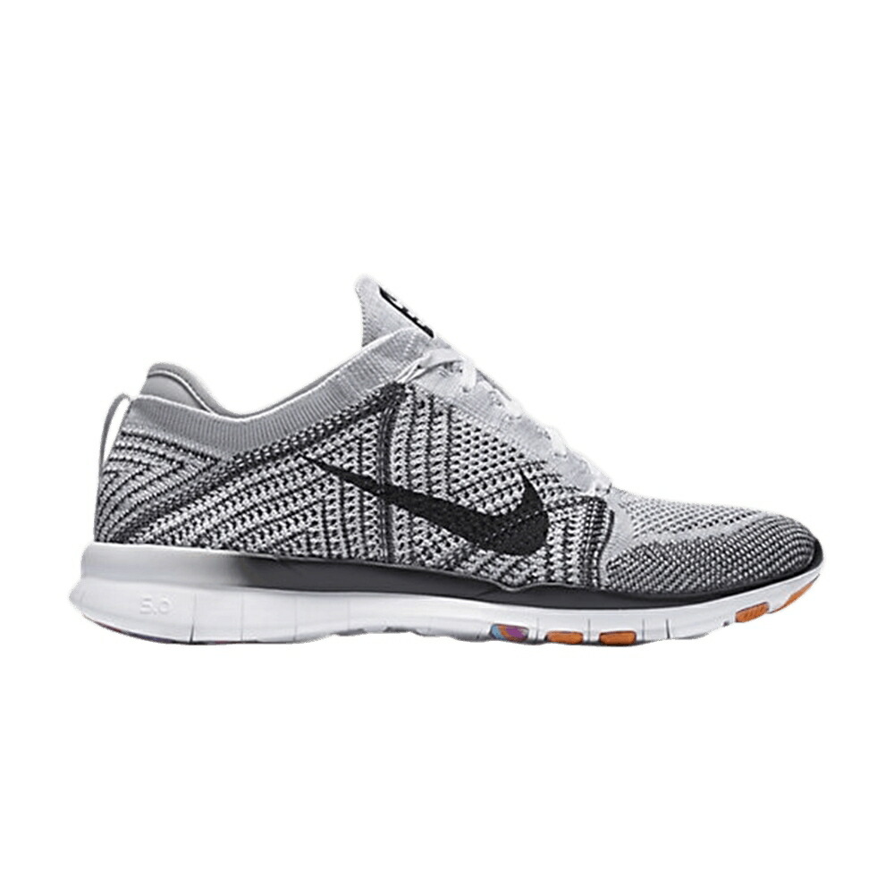 ナイキ フリー フライニット 白色 ホワイト ピュア プラチナム 紫 バイオレット スニーカー レディース NIKE WMNS FREE TR 5 FLYKNIT / WHITE PURE PLATINUM HYPER VIOLET