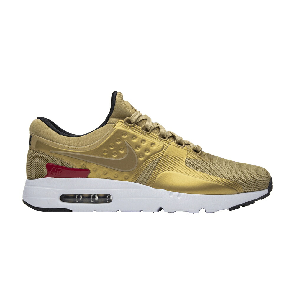 ナイキ マックス ゼロ ゴールド 赤 レッド エアマックス 'METALLIC GOLD' スニーカー メンズ NIKE AIR MAX ZERO QS / METALLIC GOLD UNIVERSITY RED|スニケス