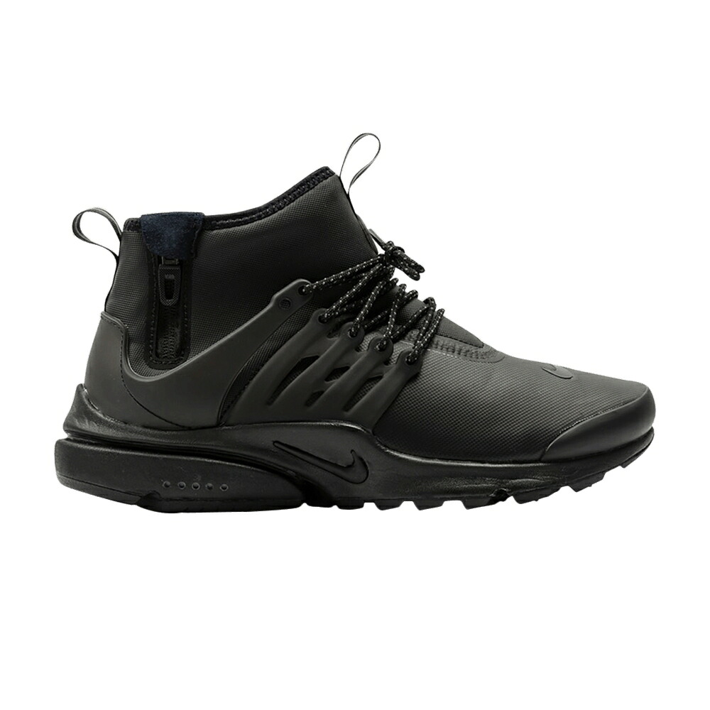 ナイキ プレスト ミッド 黒色 ブラック 灰色 グレー エア 'BLACK' スニーカー メンズ NIKE AIR PRESTO MID UTILITY / BLACK BLACK VOLT DARK GREY