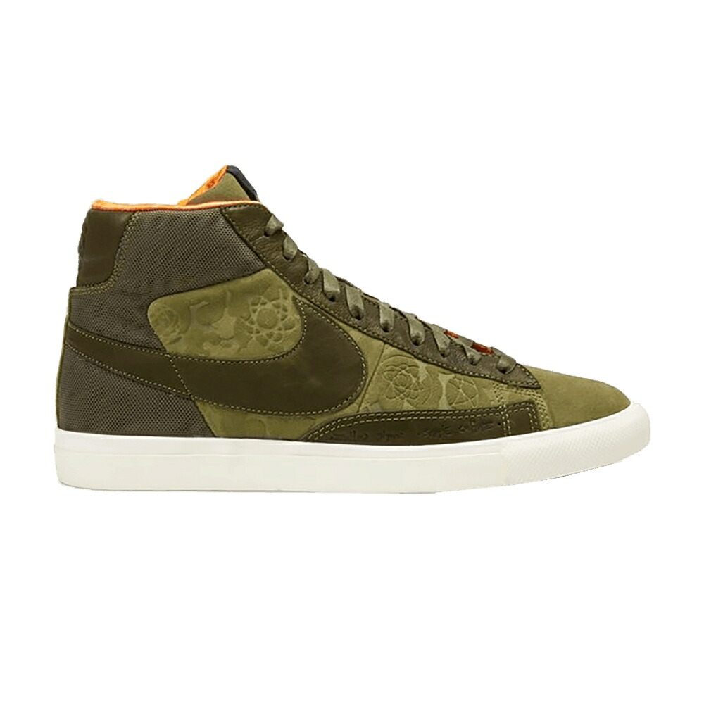 ナイキ ブレイザー オリーブ 黒いこと 黒いこと MO\u0027 \u0027OLIVE\u0027 スニーカー メンズ NIKE WAX X BLAZER HI SP / OLIVE BLACK