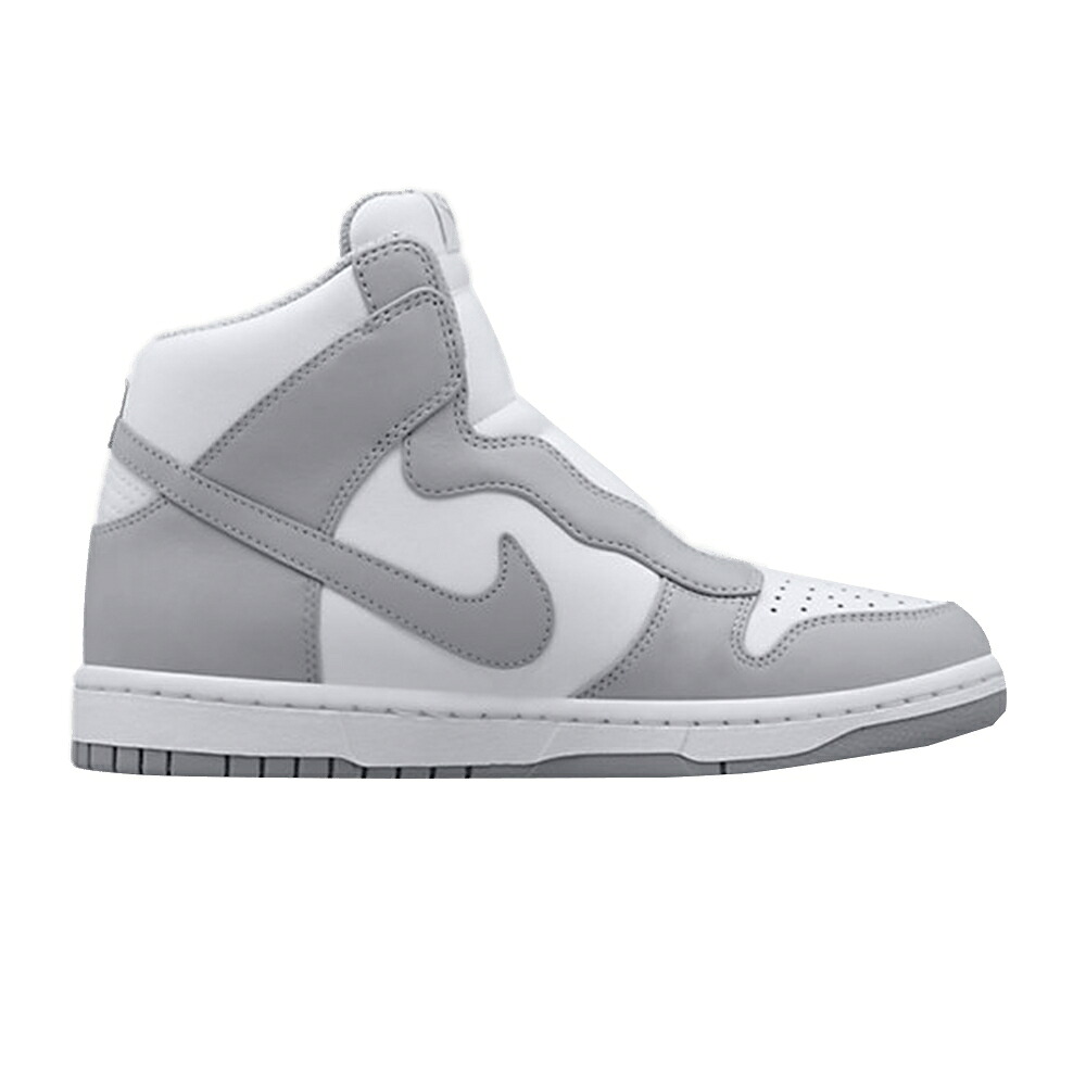 ナイキ ダンク 灰色 グレー 白色 ホワイト 'WOLF GREY' スニーカー レディース NIKE SACAI X WMNS NIKELAB DUNK LUX / WOLF GREY WHITE WOLF GREY