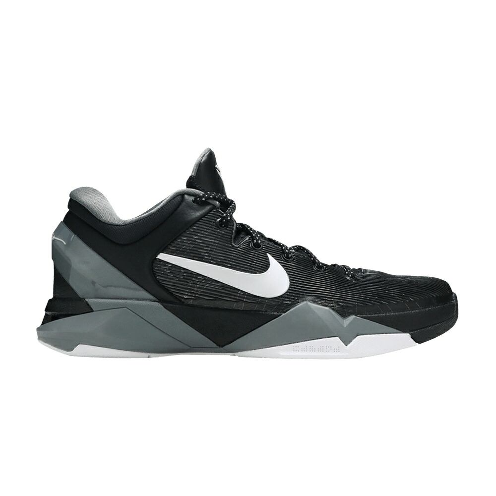 ナイキ ズーム コービー 黒色 ブラック 白色 ホワイト 灰色 グレー クール 'BLACK GREY' スニーカー メンズ NIKE ZOOM KOBE 7 XDR WOLF / BLACK WHITE WOLF GREY COOL GREY