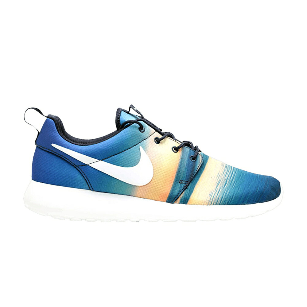 ナイキ 置き目シラン 紺色 米国海軍 白いこと 白いこと \u0027SUNRISE\u0027 スニーカー メンズ NIKE ROSHERUN / MIDNIGHT NAVY WHITE