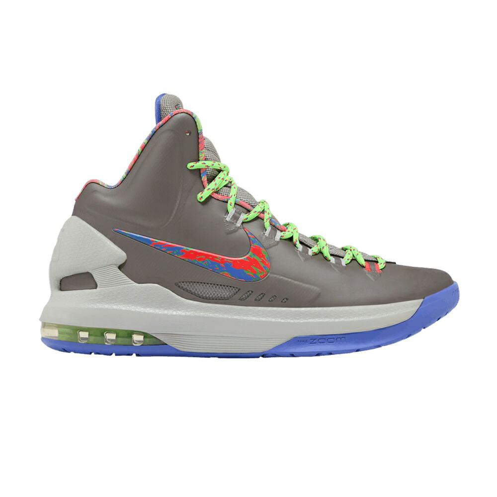 ナイキ 灰色 グレー 紫 バイオレット PLATTER スニーカー メンズ NIKE KD 5 / SPORT GREY VIOLET FORCE STRATA