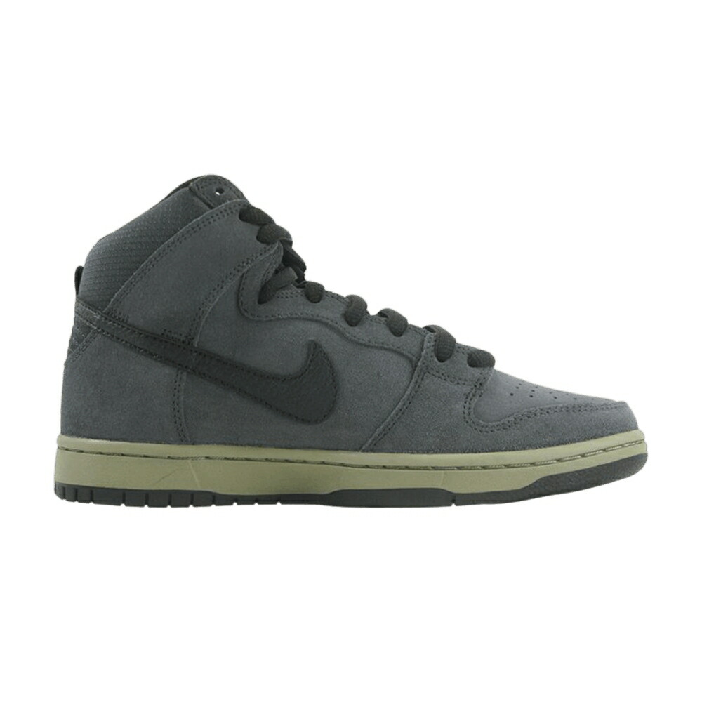 ナイキ ダンク ハイ プロ エスビー 黒色 ブラック オリーブ ダンクハイ スニーカー メンズ NIKE DUNK HIGH PRO SB / ANTHRACITE BLACK MATTE OLIVE