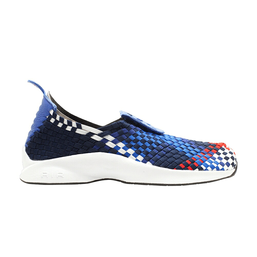 ナイキ ウーブン 赤 赤いこと スニーカー メンズ NIKE AIR WOVEN QS / OBSIDIAN UNVRSTY RED DP RYL BL
