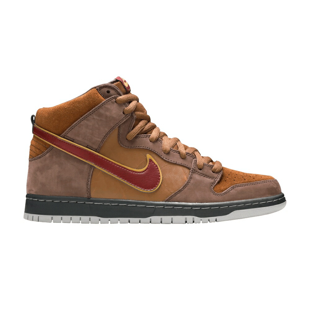 ナイキ ダンク ハイ プレミアム エスビー チーム 赤 レッド ダンクハイ CIGAR CITY スニーカー メンズ NIKE DUNK HIGH PREMIUM SB / DARK OAK TEAM RED LIGHT BRITISH