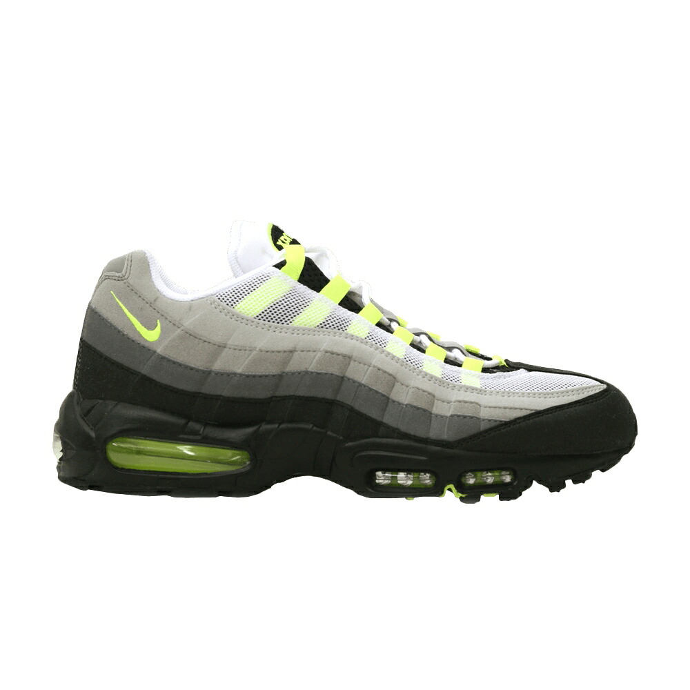 ナイキ マックス クール 灰色 グレー 黄色 イエロー エアマックス 'NEON' スニーカー メンズ NIKE AIR MAX 95 2003 / COOL GREY NEON YELLOW｜スニケス