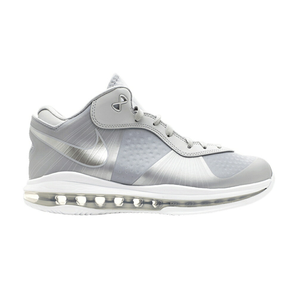 ナイキ レブロン 薄墨色 薄墨色 しろがね色 しろがね色 \u0027WOLF GREY\u0027 スニーカー メンズ NIKE LEBRON 8 V/2 LOW / WOLF GREY METALLIC SILVER