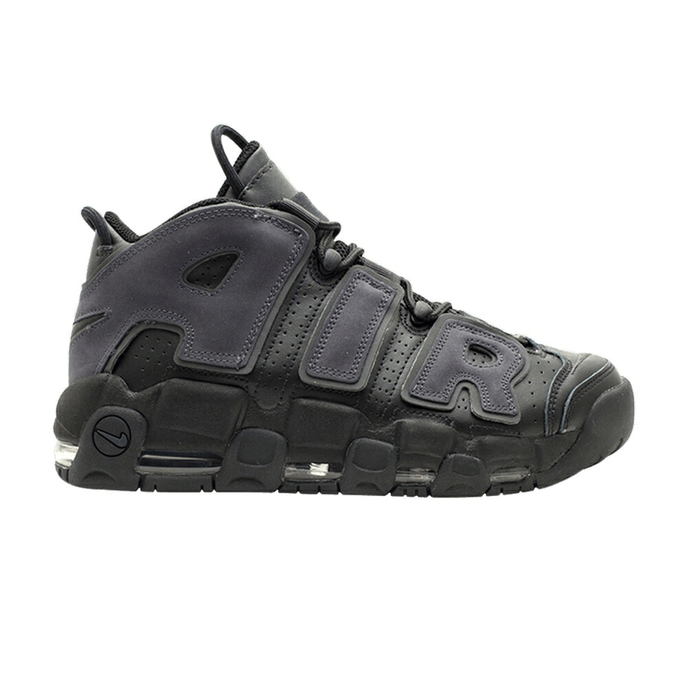 ナイキ 黒色 ブラック スニーカー メンズ NIKE AIR MORE TEMPO / BLACK BLACK ANTHRACITE