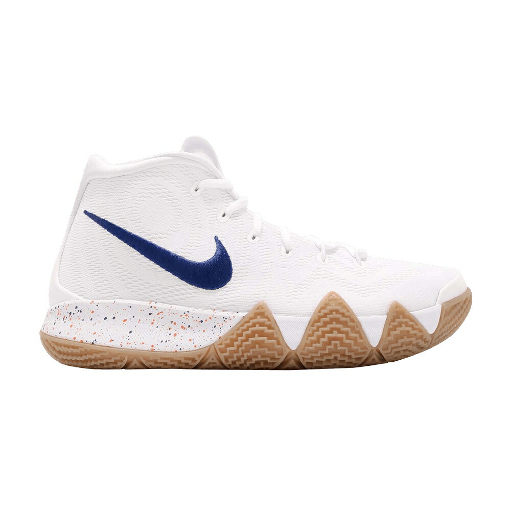 ナイキ カイリー 白色 ホワイト ディープ 茶色 ブラウン UNCLE DREW スニーカー メンズ NIKE KYRIE 4 EP / WHITE DEEP ROYAL GUM LIGHT BROWN