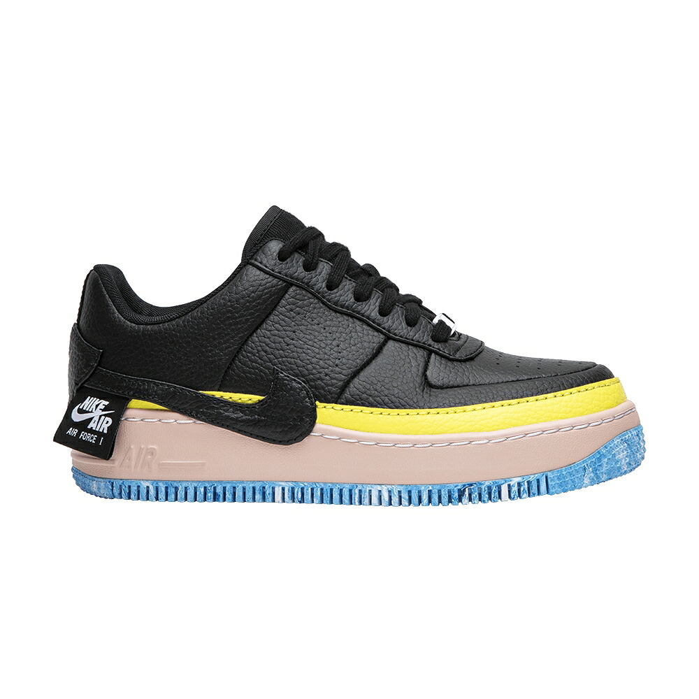 ナイキ 黒いこと 黒いこと 黄味がかった 黄色 空軍 \u0027BLACK\u0027 スニーカー レディース NIKE WMNS AIR FORCE 1 JESTER / BLACK SONIC YELLOW