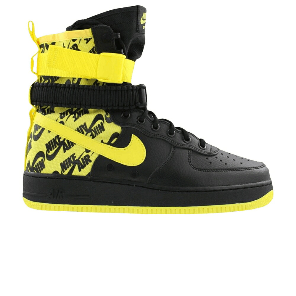 ナイキ 黒いこと 黒いこと 活動的 黄味がかった 黄色 空軍 \u0027DYNAMIC YELLOW\u0027 スニーカー メンズ NIKE 空想科学小説 AIR FORCE 1 / BLACK DYNAMIC YELLOW DYNAMIC
