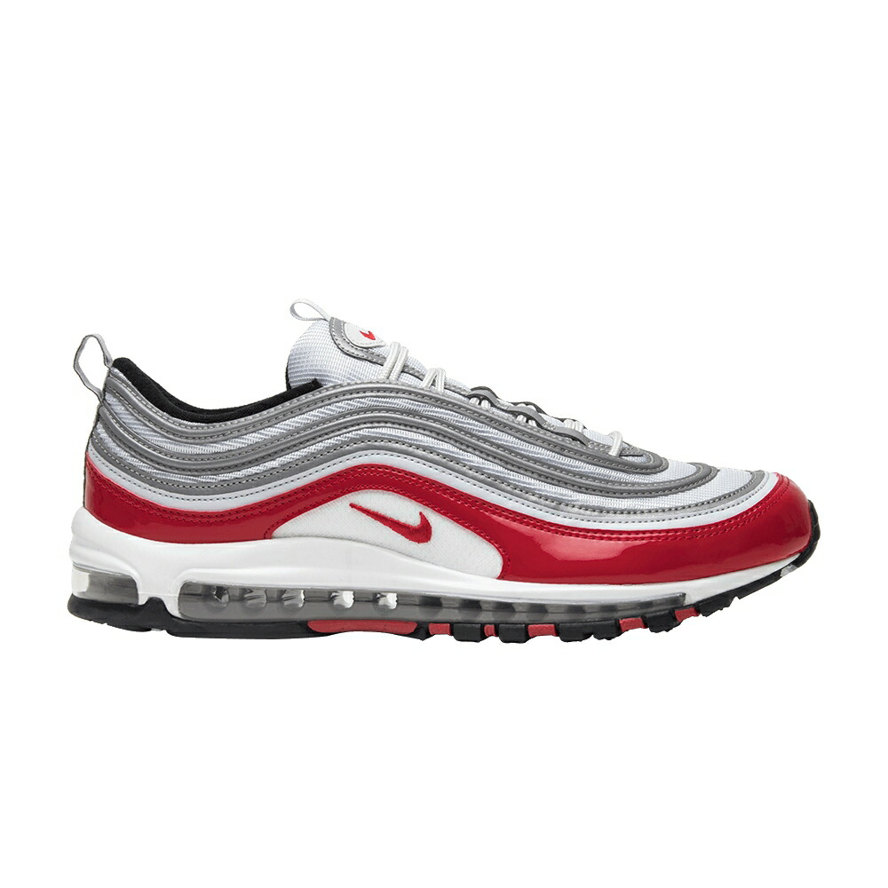 ナイキ マックス 赤 レッド ピュア プラチナム エアマックス 'UNIVERSITY RED' スニーカー メンズ NIKE AIR MAX 97 / UNIVERSITY RED PURE PLATINUM