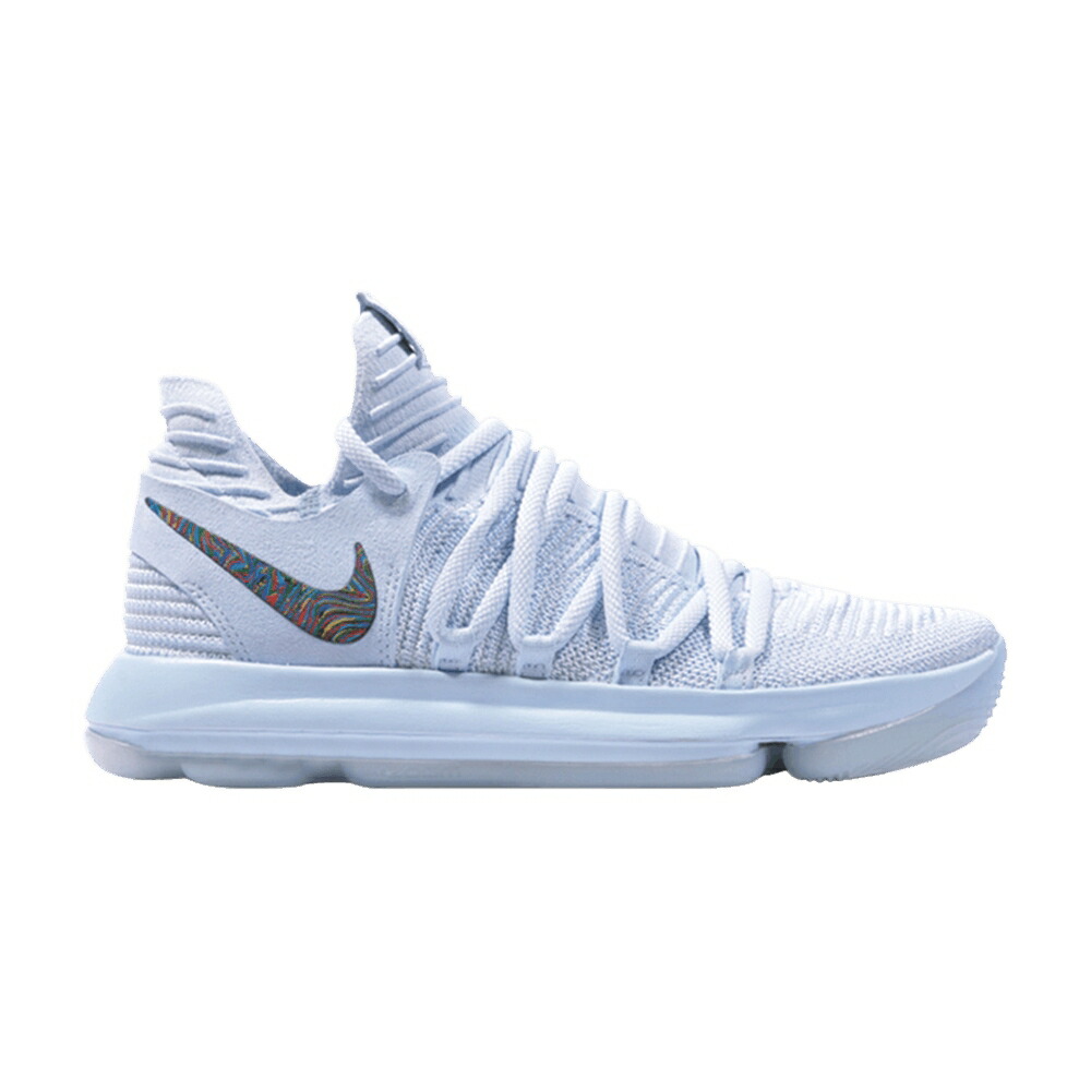 ナイキ ズーム 白色 ホワイト 青色 ブルー スニーカー メンズ NIKE ZOOM KD 10 LMTD EP / WHITE FAINT BLUE