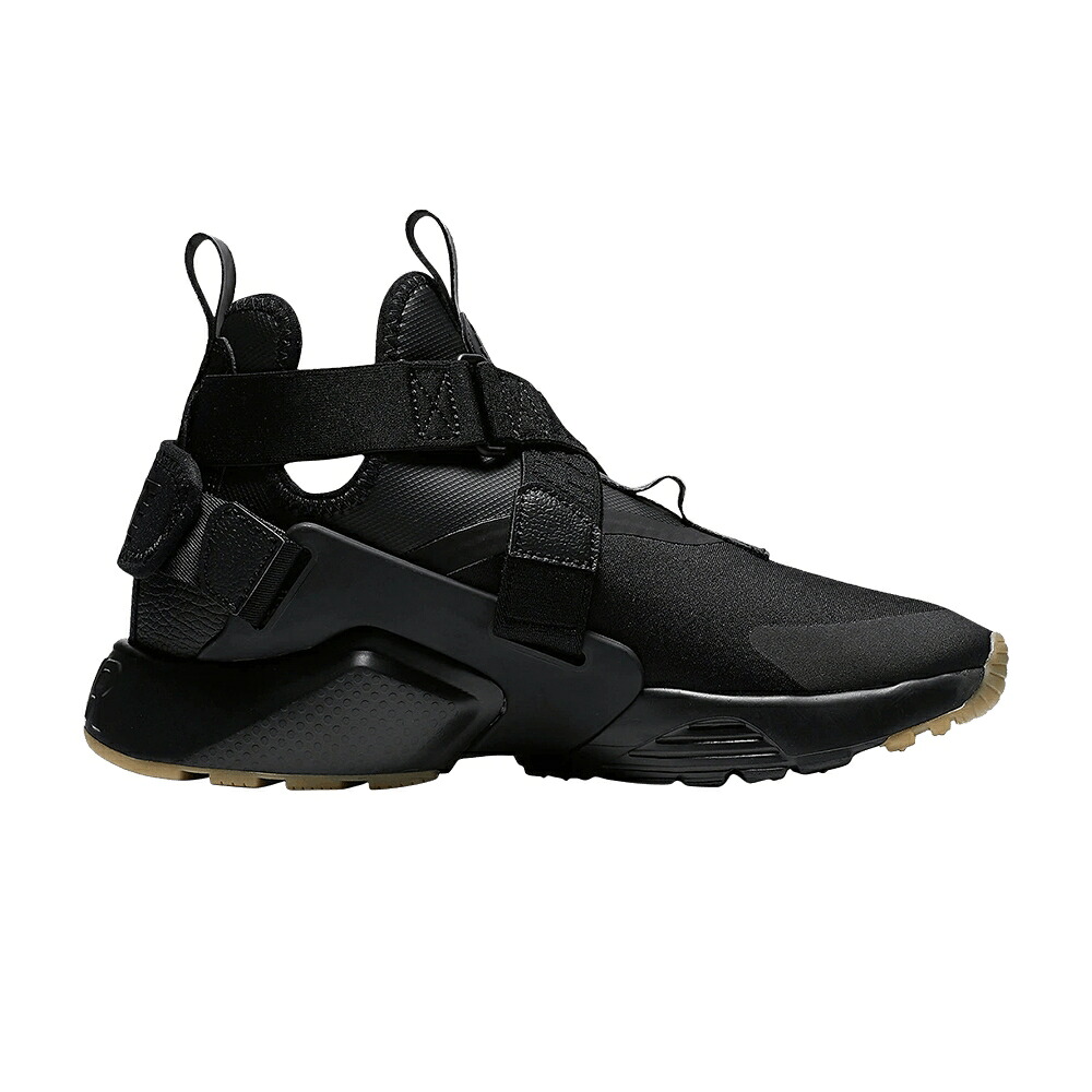 ナイキ ハラチ シティ 黒色 ブラック 灰色 グレー 茶色 ブラウン 'BLACK GUM' スニーカー レディース NIKE WMNS AIR HUARACHE CITY / BLACK DARK GREY GUM LIGHT BROWN