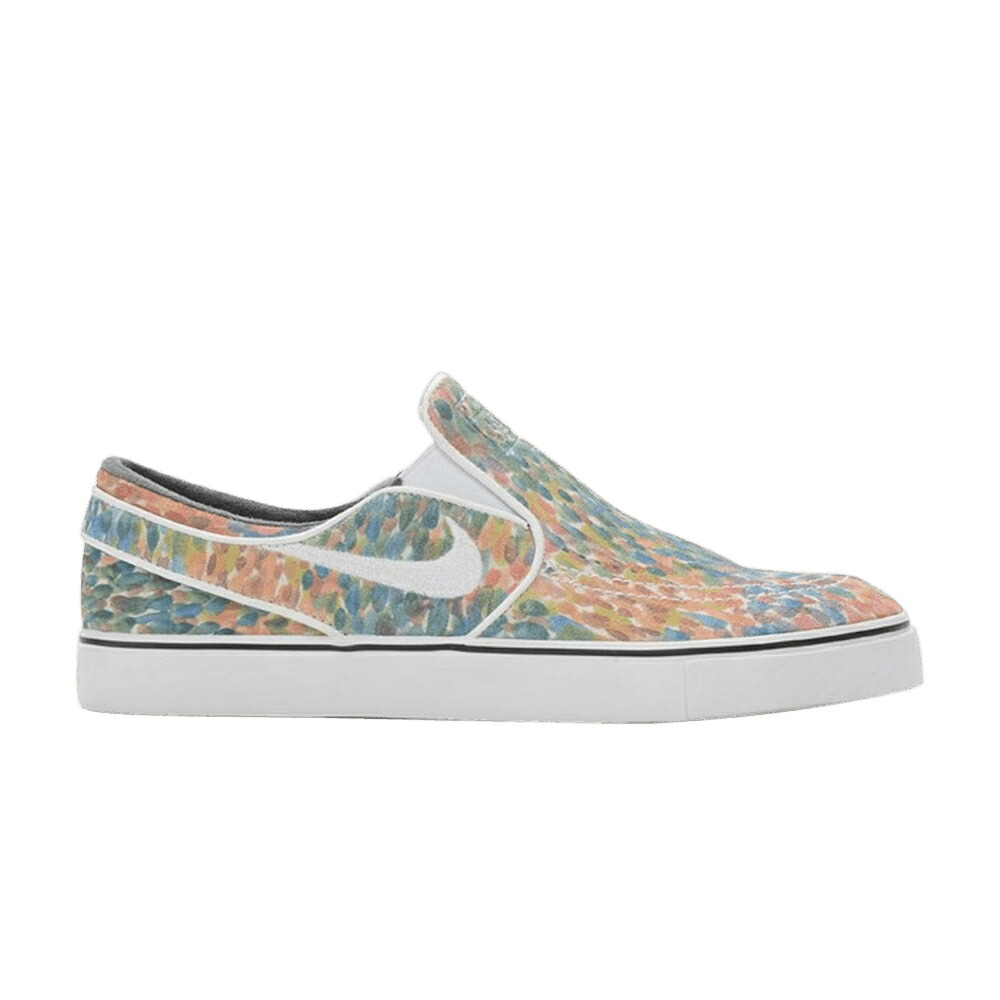 ナイキ ズーム プレミアム 白色 ホワイト 黒色 ブラック スニーカー メンズ NIKE ZOOM STEFAN JANOSKI SLIP PREMIUM / WHITE BLACK WHITE