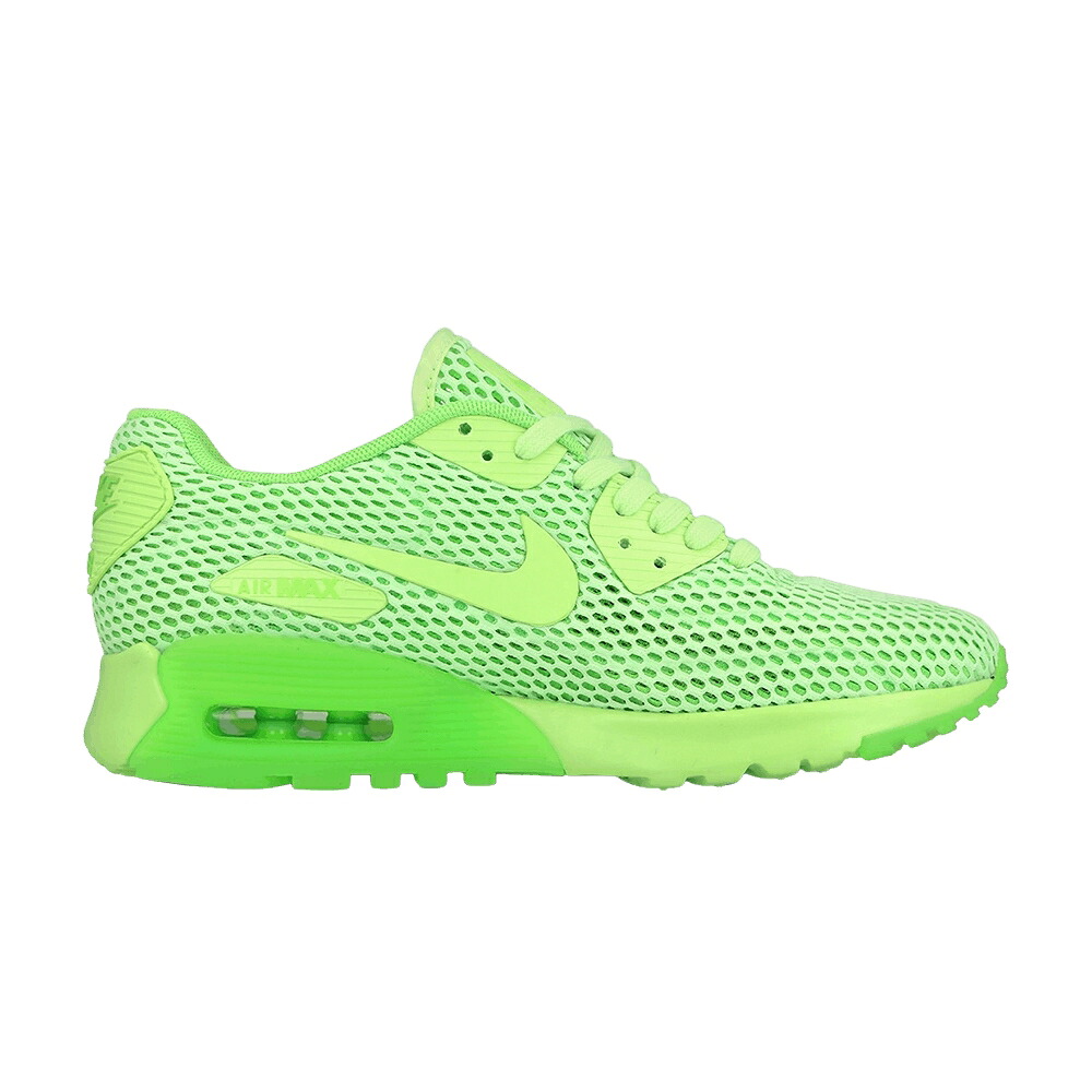 ナイキ マックス ウルトラ 緑 グリーン エアマックス スニーカー レディース NIKE WMNS AIR MAX 90 ULTRA BR / GHOST GREEN ELECTRIC GREEN