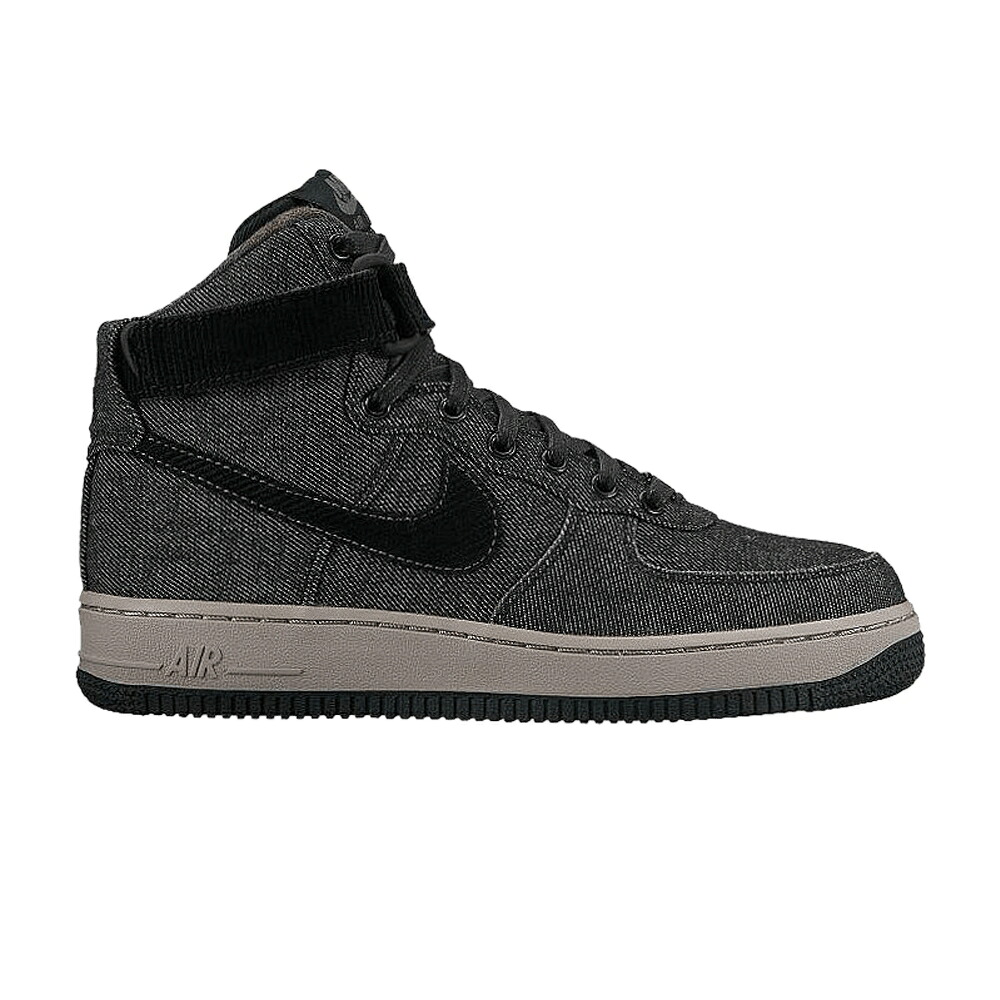 ナイキ ハイ 黒色 ブラック 灰色 グレー エアフォース 'BLACK GREY' スニーカー レディース NIKE WMNS AIR FORCE 1 HIGH SE / BLACK DARK GREY COBBLESTONE