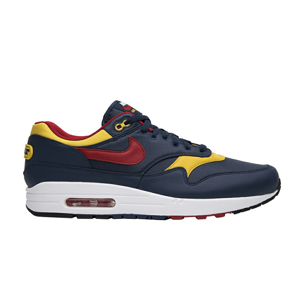 ナイキ マックス チーム 赤 レッド エアマックス 'SNOW BEACH' スニーカー メンズ NIKE AIR MAX 1 / OBSIDIAN TEAM RED VIVID SULFUR